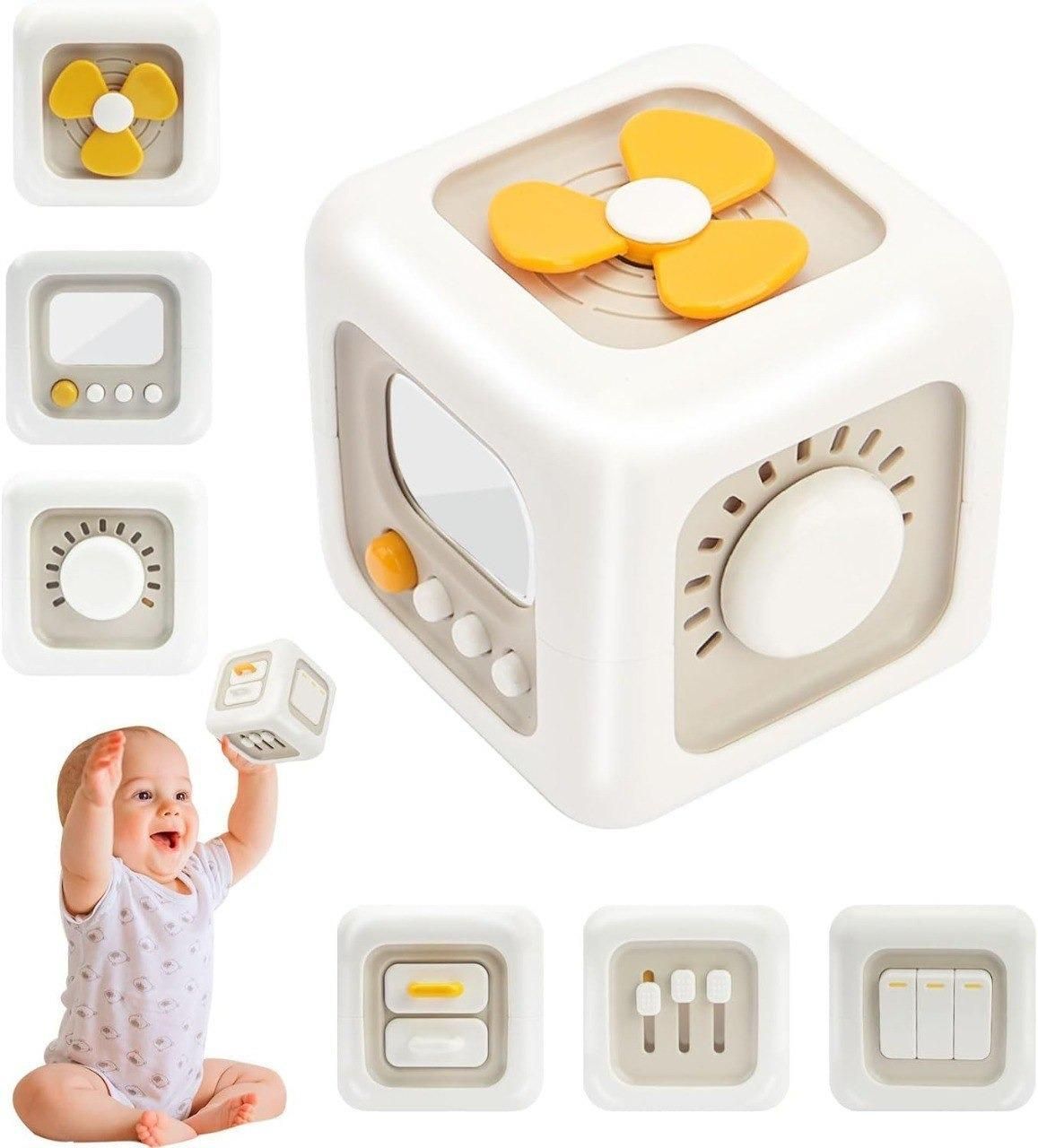 6 in 1 Montessori Busy Baby Cube
