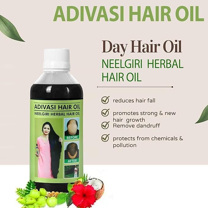 Adivasi Neelambari Herbal Hair Oil ( orignal ) 125ML (Pack of 2)